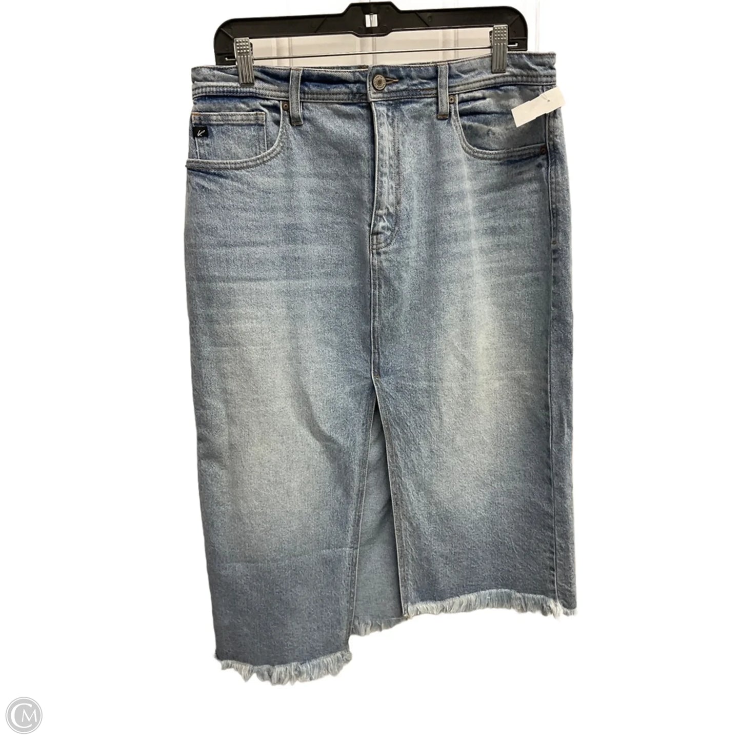 Skirt Midi By Kancan In Blue Denim, Size: 16