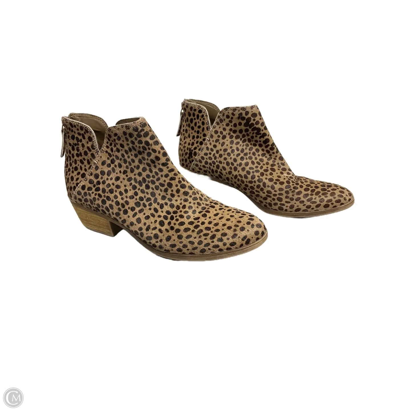 Boots Ankle Heels By Michael Shannon In Animal Print, Size: 9