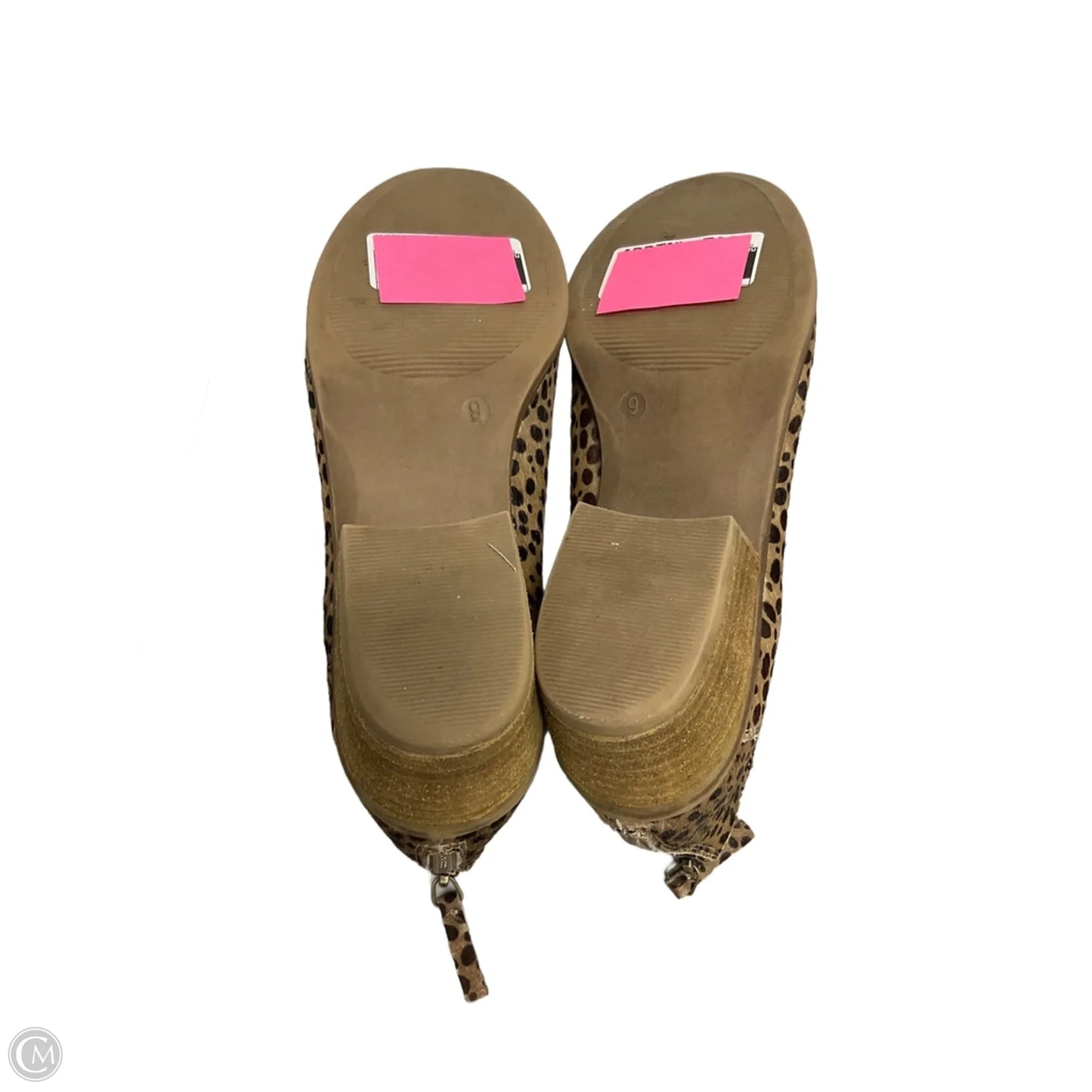 Boots Ankle Heels By Michael Shannon In Animal Print, Size: 9