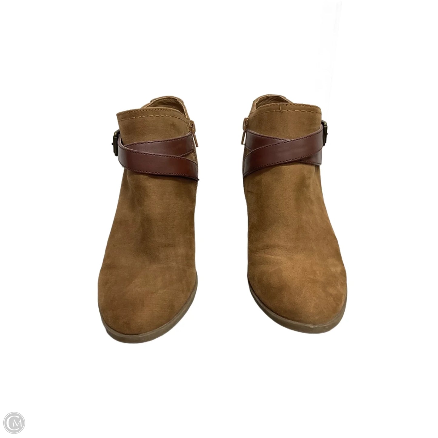 Boots Ankle Heels By Indigo Rd In Tan, Size: 8.5