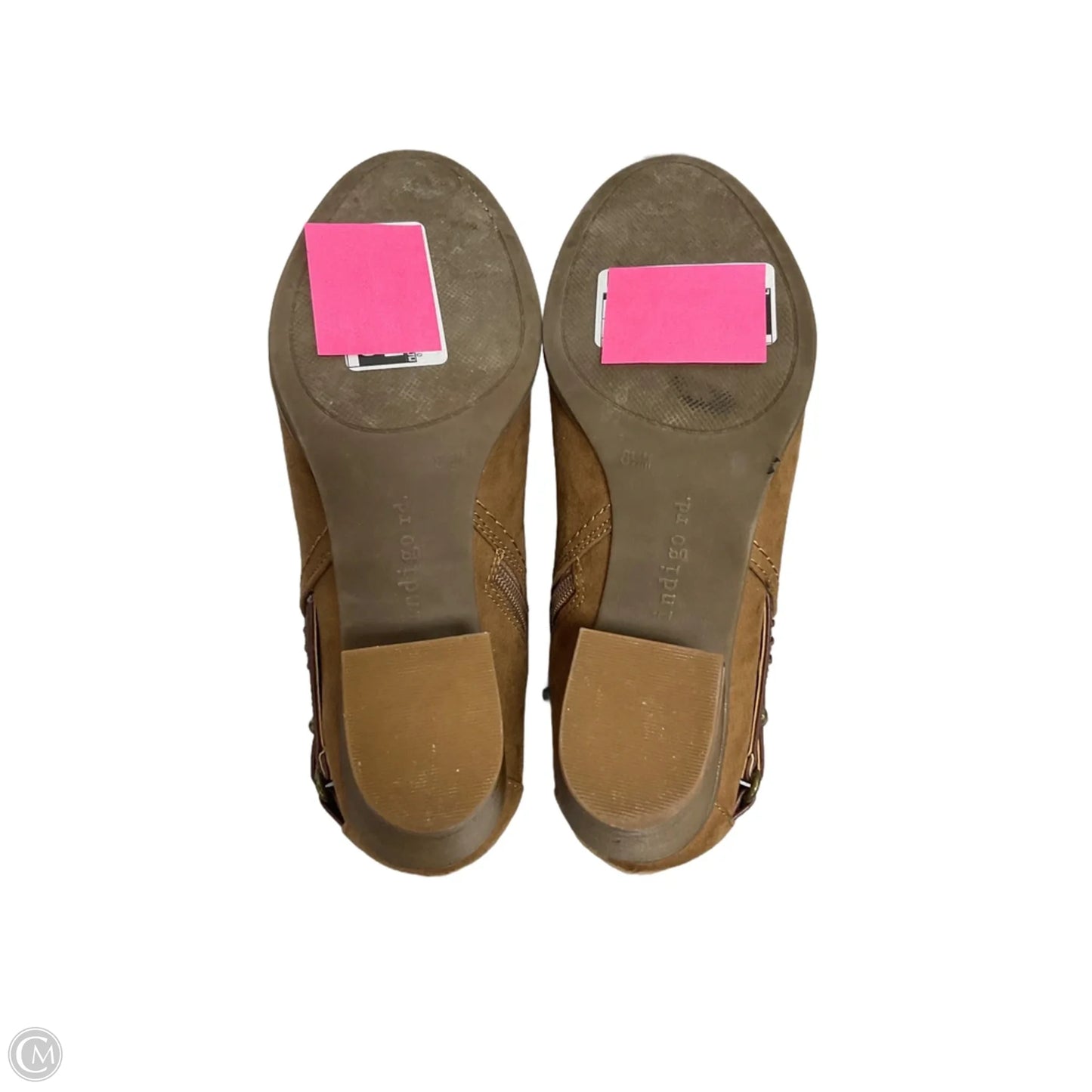 Boots Ankle Heels By Indigo Rd In Tan, Size: 8.5