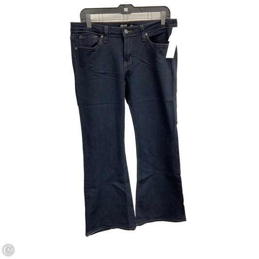 Jeans Boot Cut By Just Black In Blue, Size: 14p