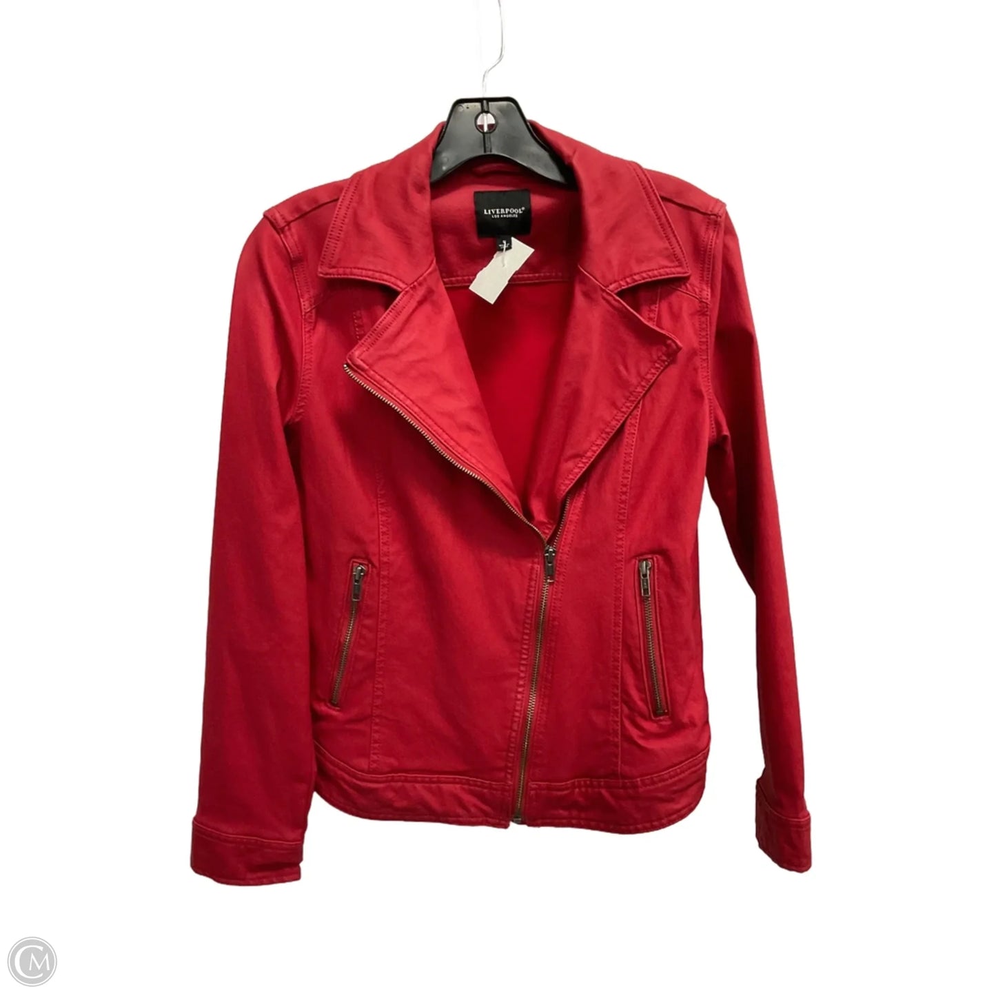 Jacket Moto By Liverpool In Red, Size: S