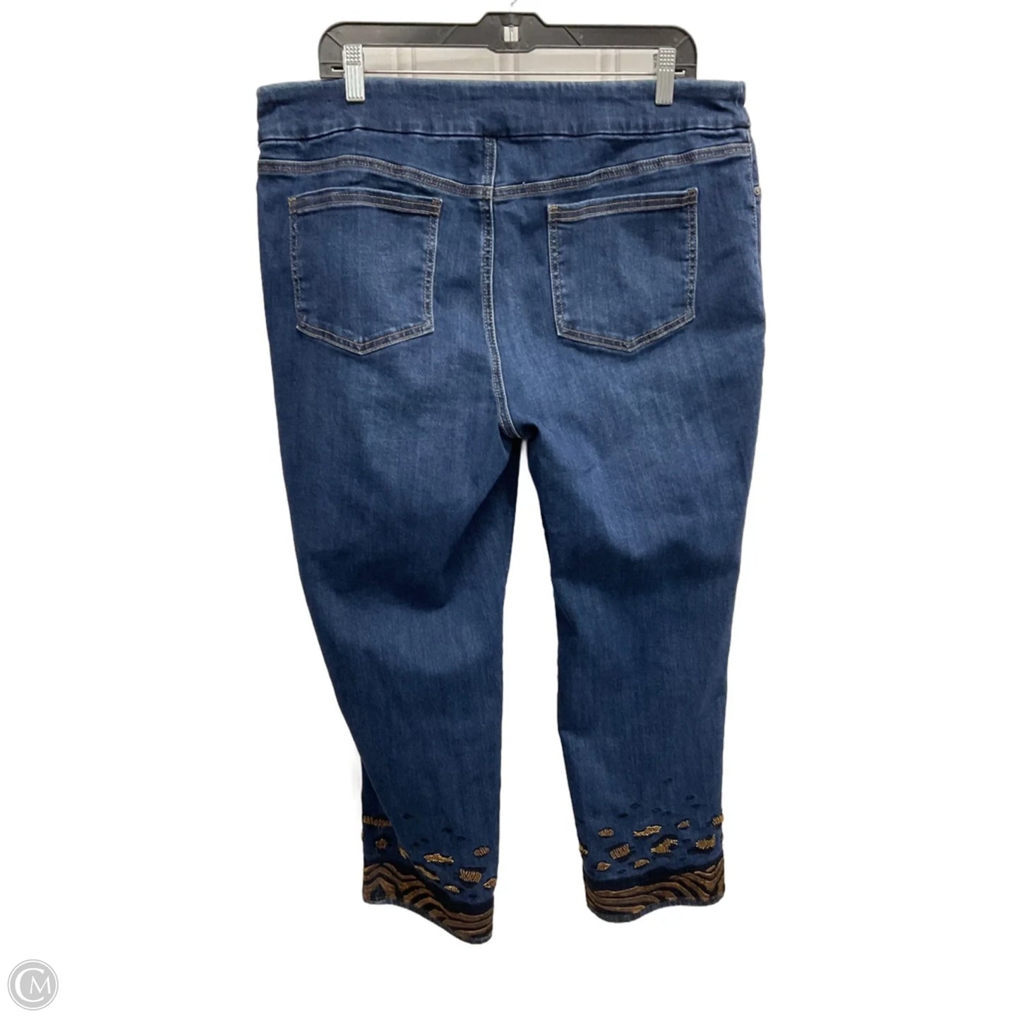 Jeans Jeggings By Chicos In Blue, Size: 16