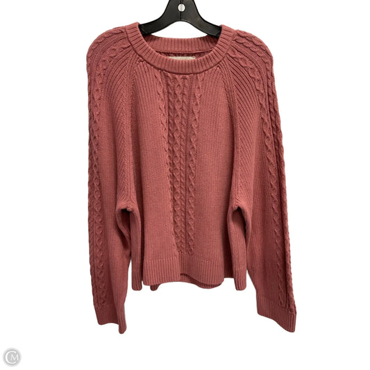 Sweater By Loft In Pink, Size: Xl