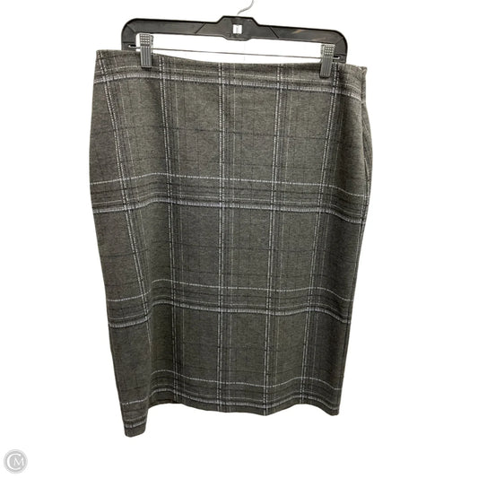 Skirt Midi By Zac And Rachel In Grey, Size: L