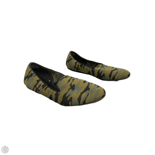 Shoes Flats By Time And Tru In Camouflage Print, Size: 10