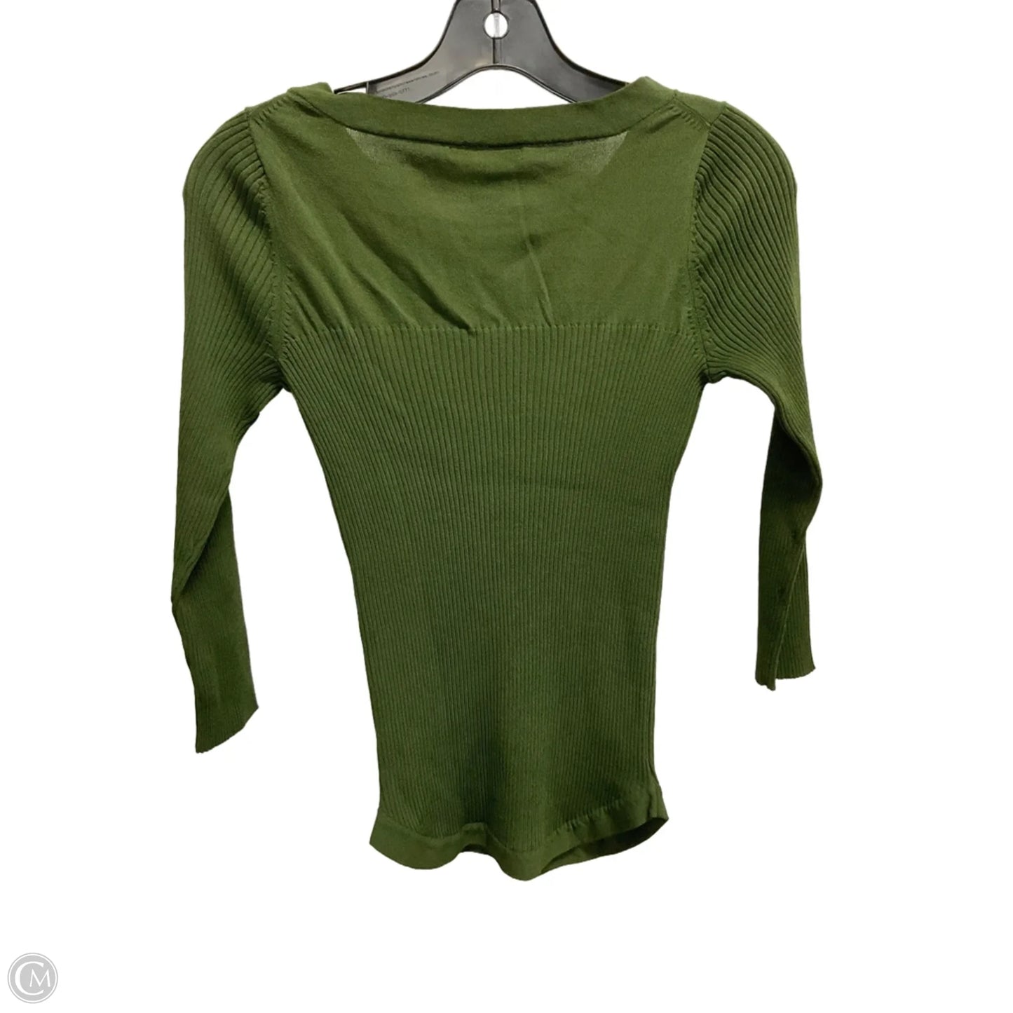 Top Long Sleeve By Evie In Green, Size: S