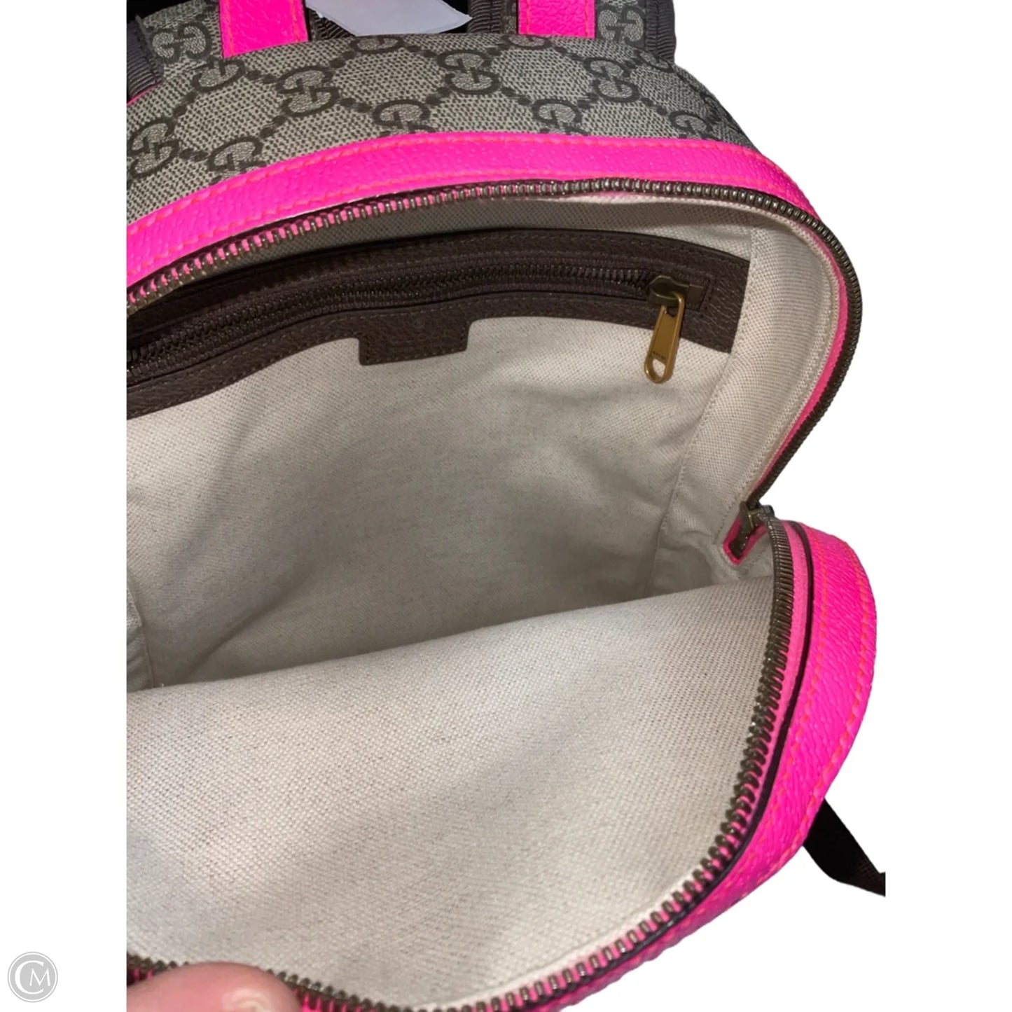 Backpack Luxury Designer By Gucci (Ophidia GG Small Backpack), Size: Medium