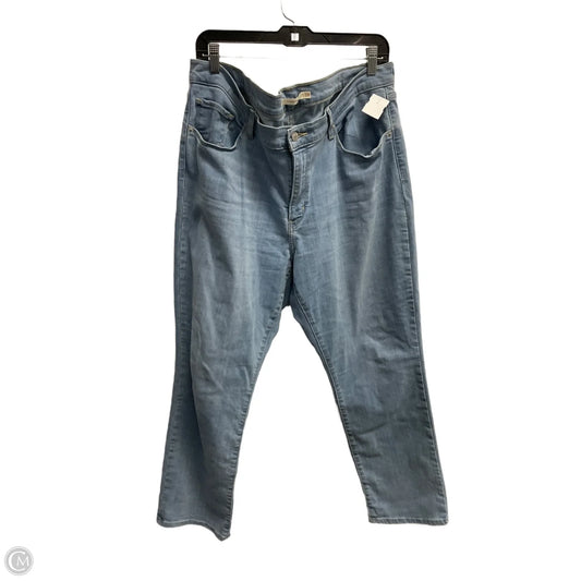 Jeans Straight By Levis In Blue, Size: 18