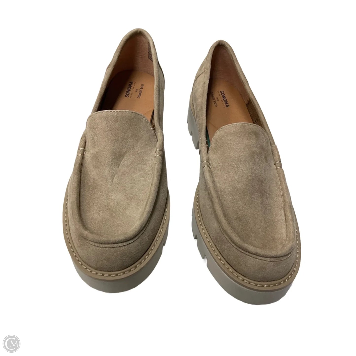 Shoes Heels Platform By Sonoma In Tan, Size: 10