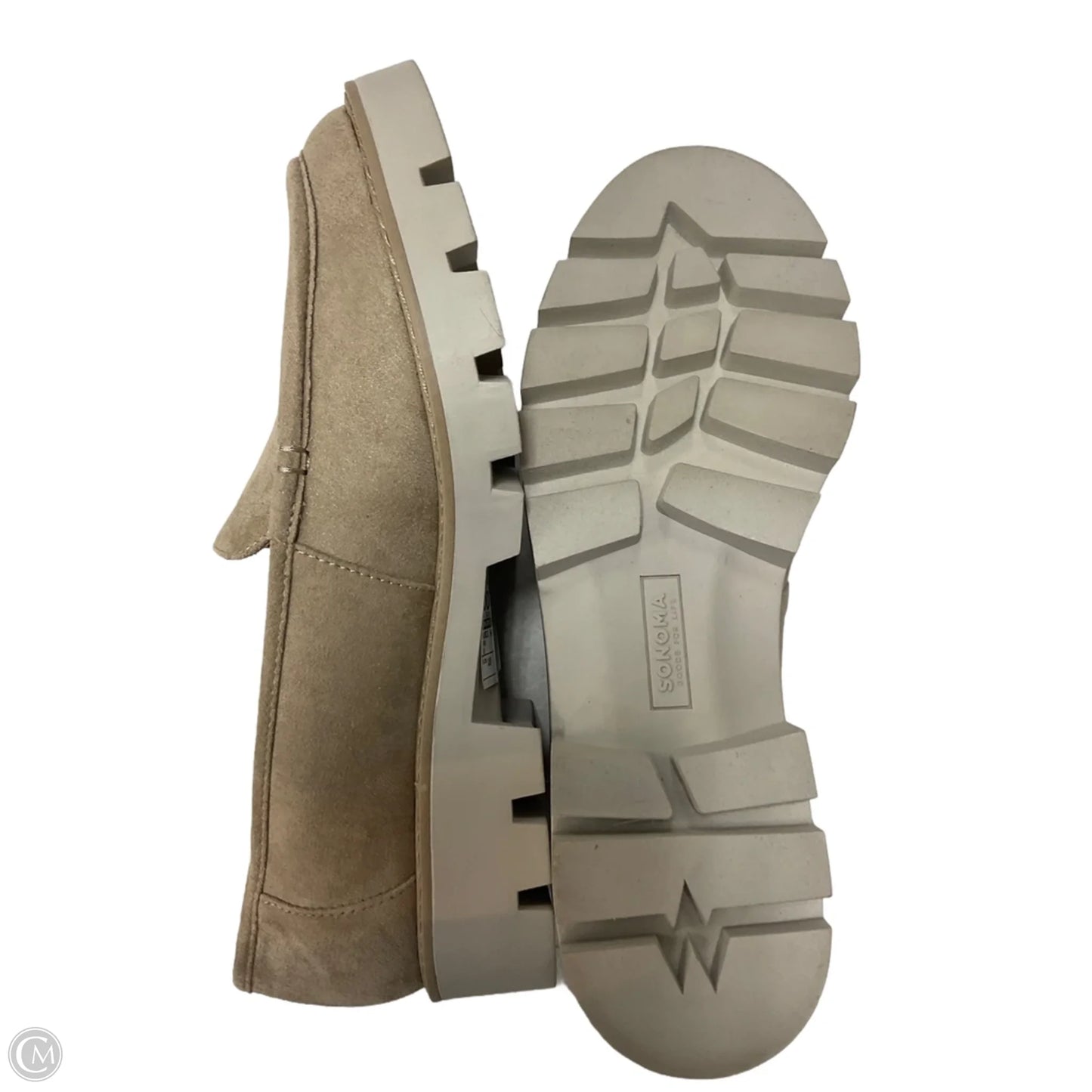 Shoes Heels Platform By Sonoma In Tan, Size: 10