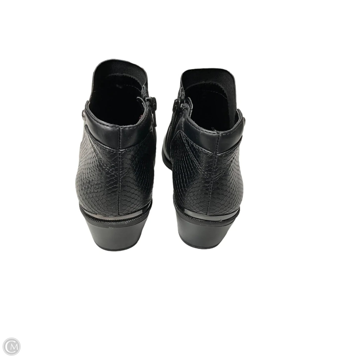 Boots Ankle Heels By Simply Vera In Black, Size: 6