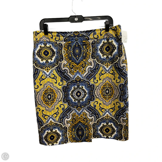 Skirt Midi By Ann Taylor In Multi-colored, Size: 14