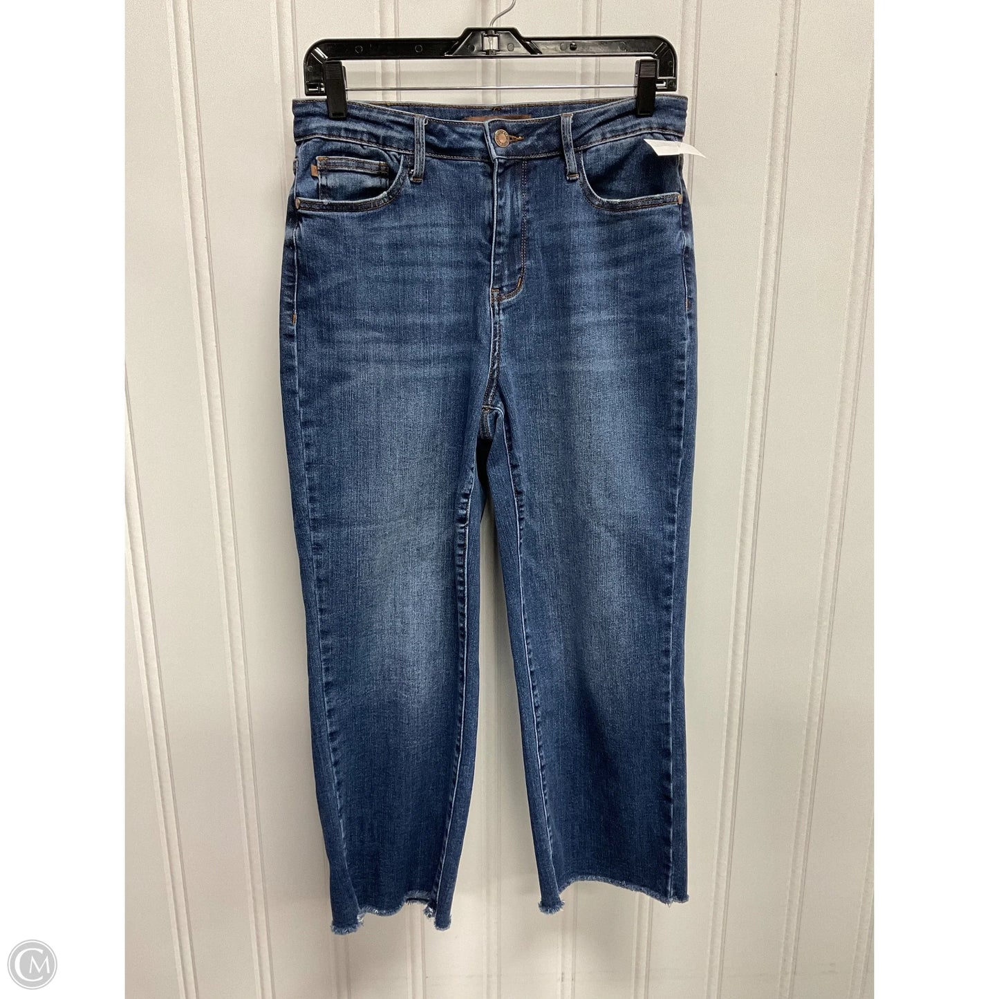 Jeans Cropped By Judy Blue In Blue, Size: 6