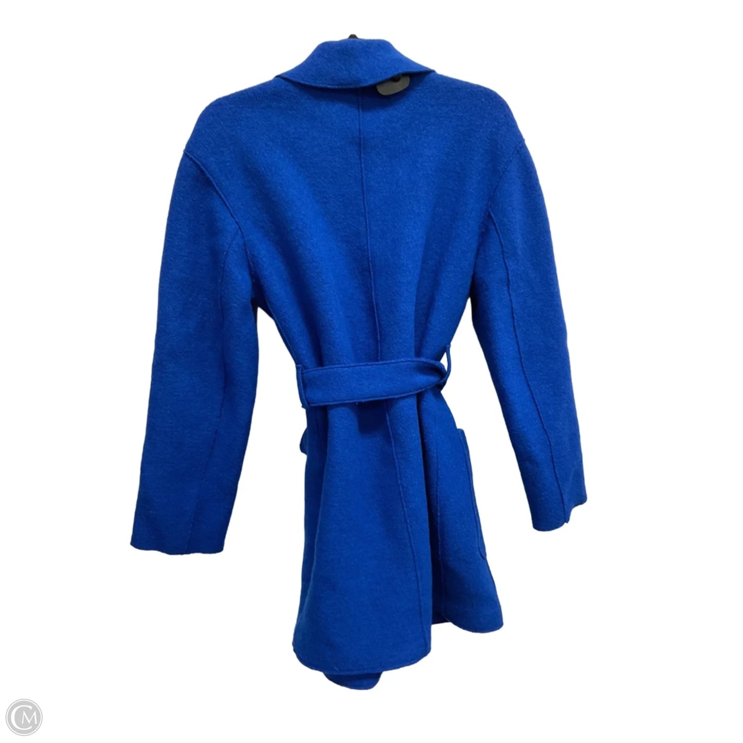 Coat Wool By J. Crew In Blue, Size: S