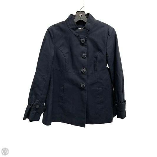 Coat Peacoat By Talbots In Navy, Size: 6