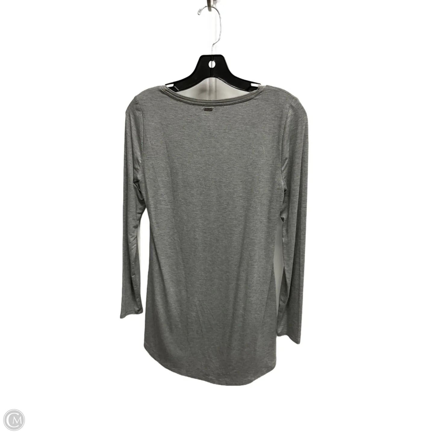 Top Long Sleeve Basic By White House Black Market In Grey, Size: Xs