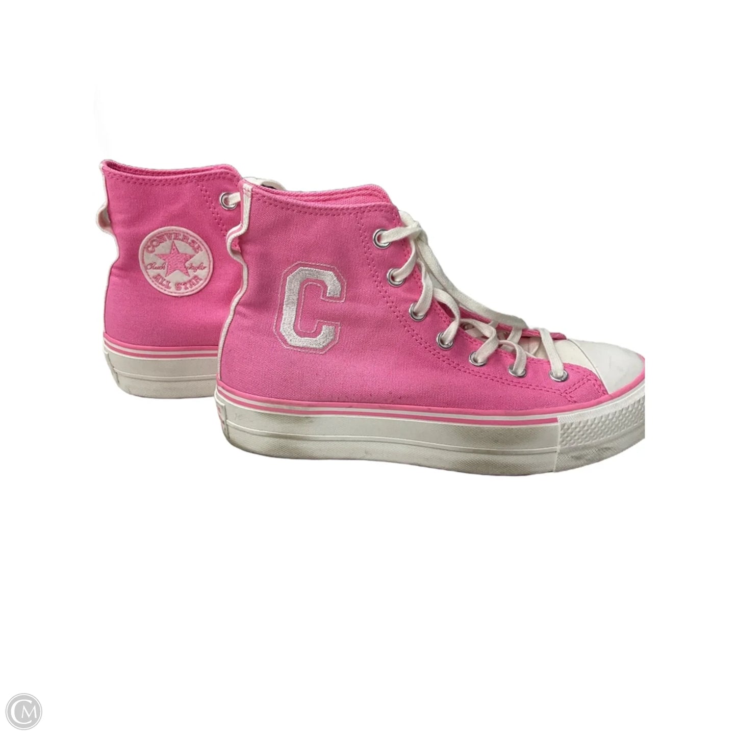 Shoes Sneakers Platform By Converse In Pink, Size: 8