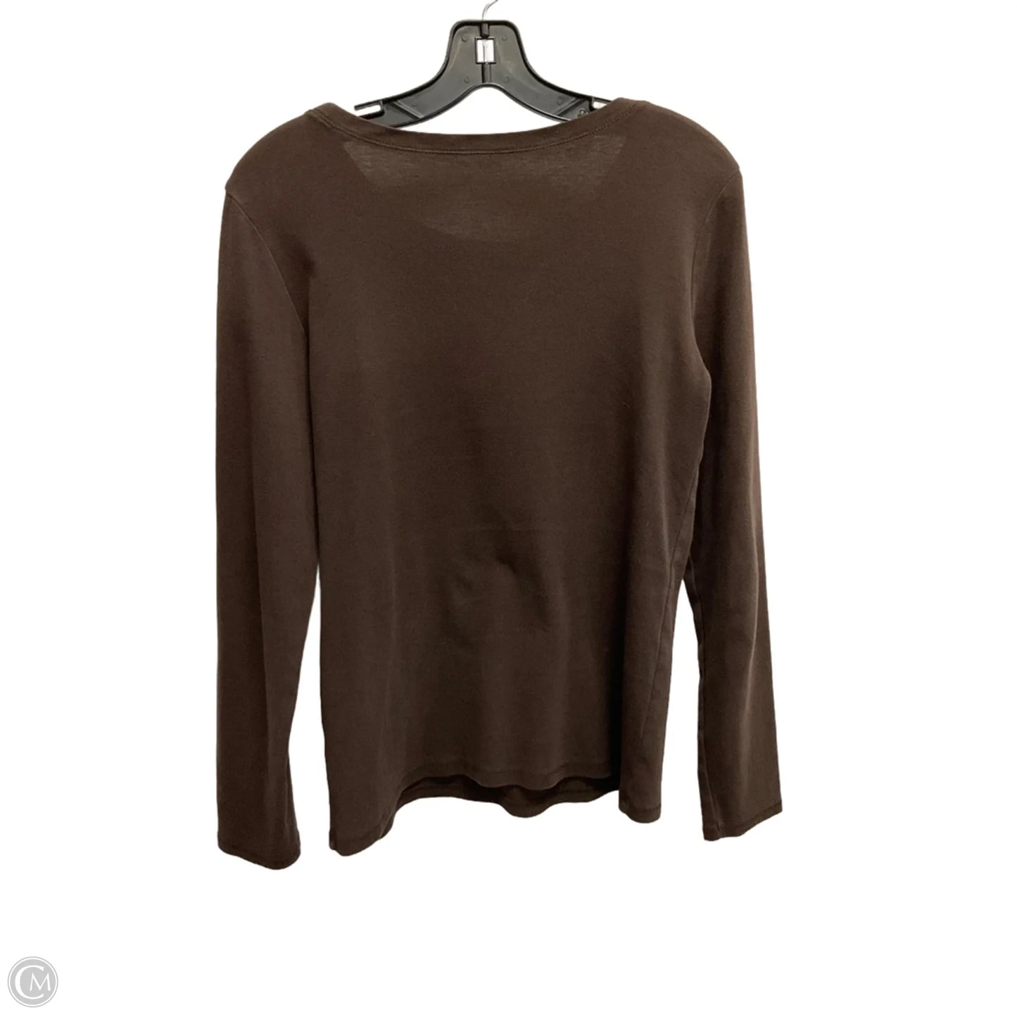 Top Long Sleeve Basic By J. Jill In Black, Size: S