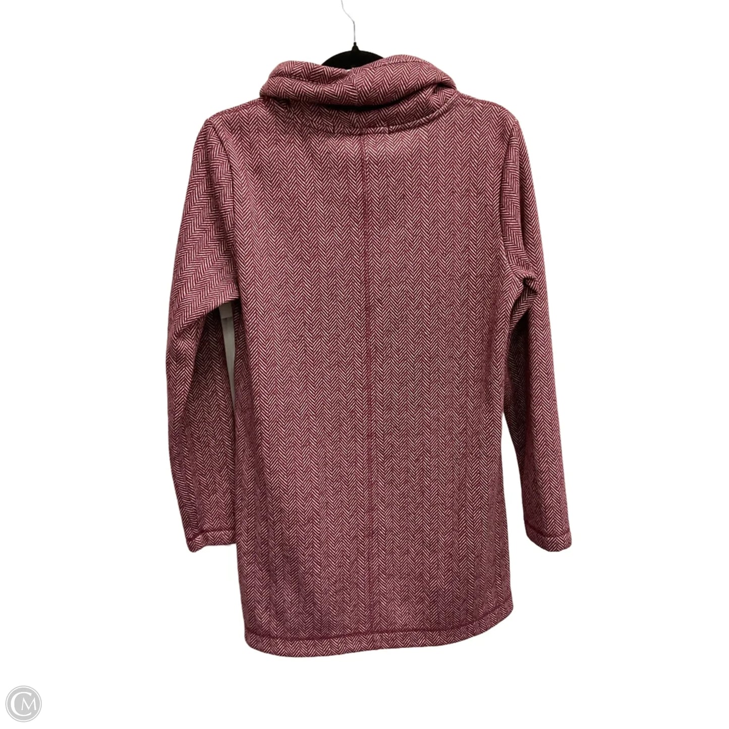 Sweatshirt Collar By Lands End In Red, Size: S