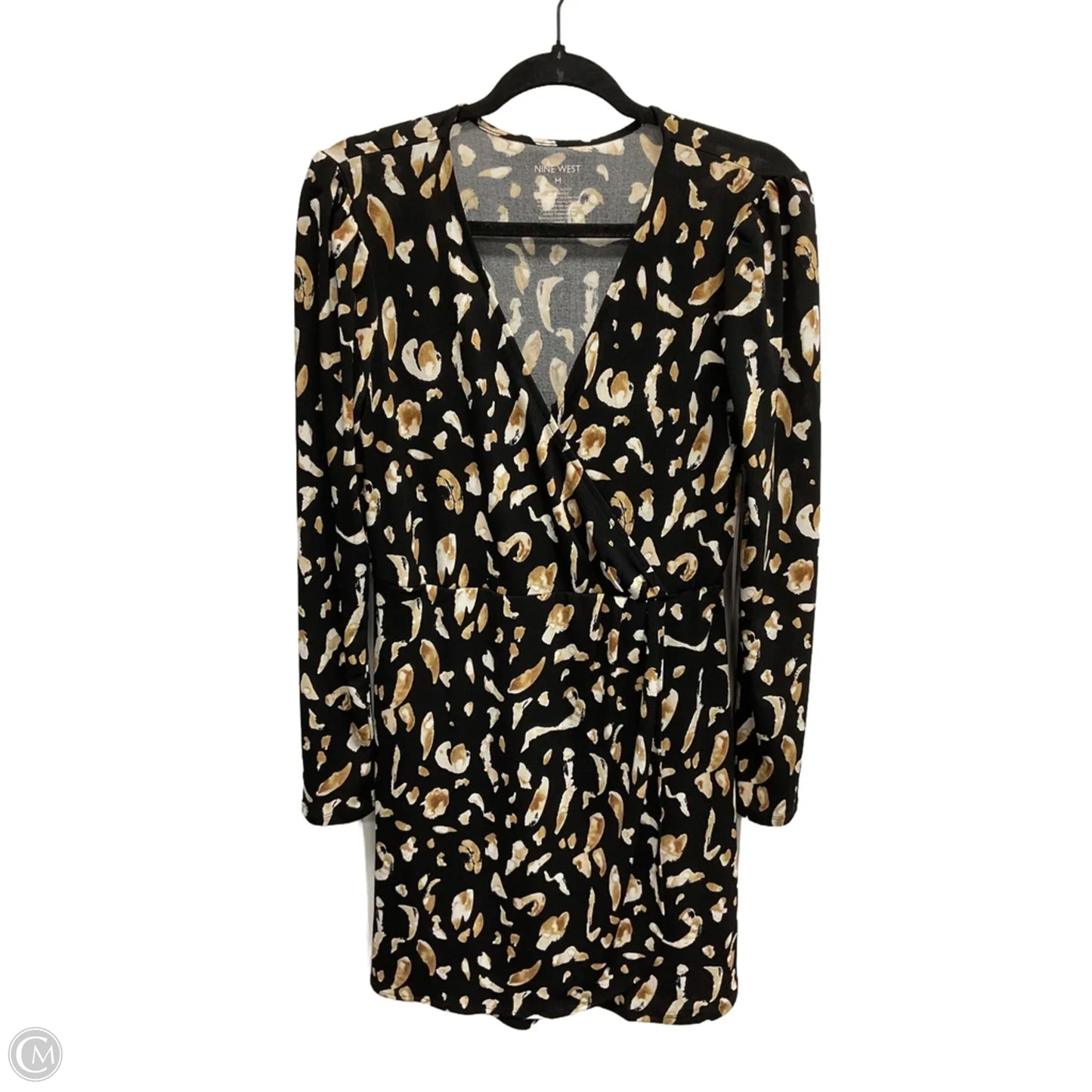 Dress Casual Short By Nine West In Black & Brown, Size: M