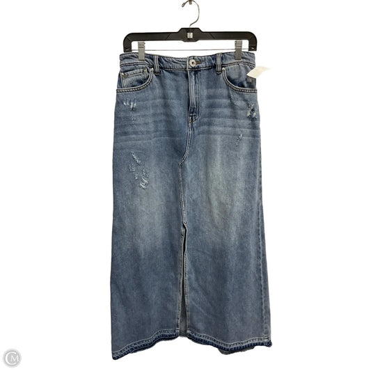 Skirt Maxi By Inc In Blue Denim, Size: 6