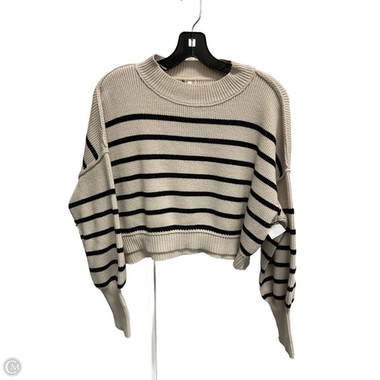 Sweater By Free People In Striped Pattern, Size: Xs