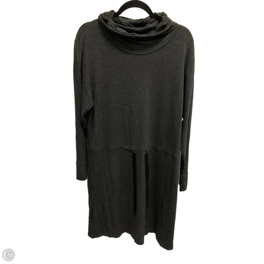 Dress Casual Midi By Loft In Grey, Size: M