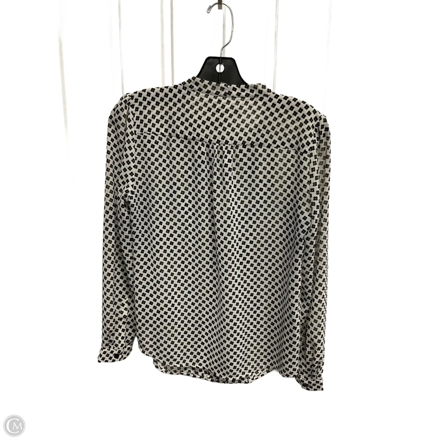 Blouse Long Sleeve By Loft In Floral Print, Size: Sp