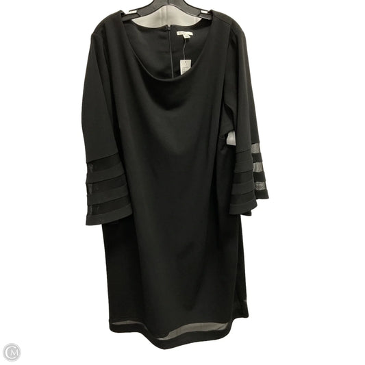 Dress Party Midi By Cato In Black, Size: 2x