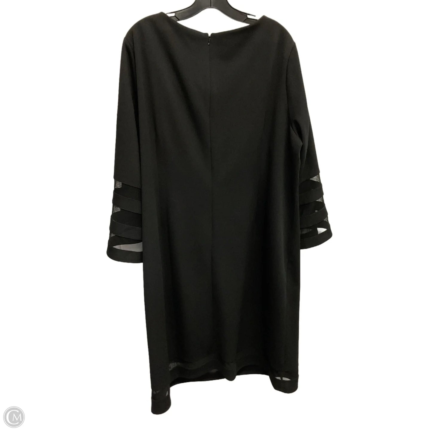 Dress Party Midi By Cato In Black, Size: 2x