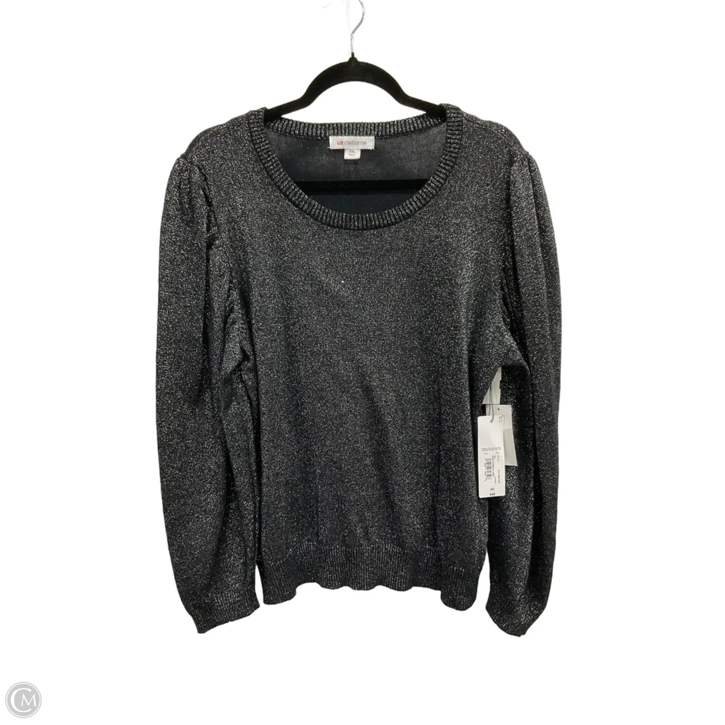 Sweater By Liz Claiborne In Black, Size: Xxl