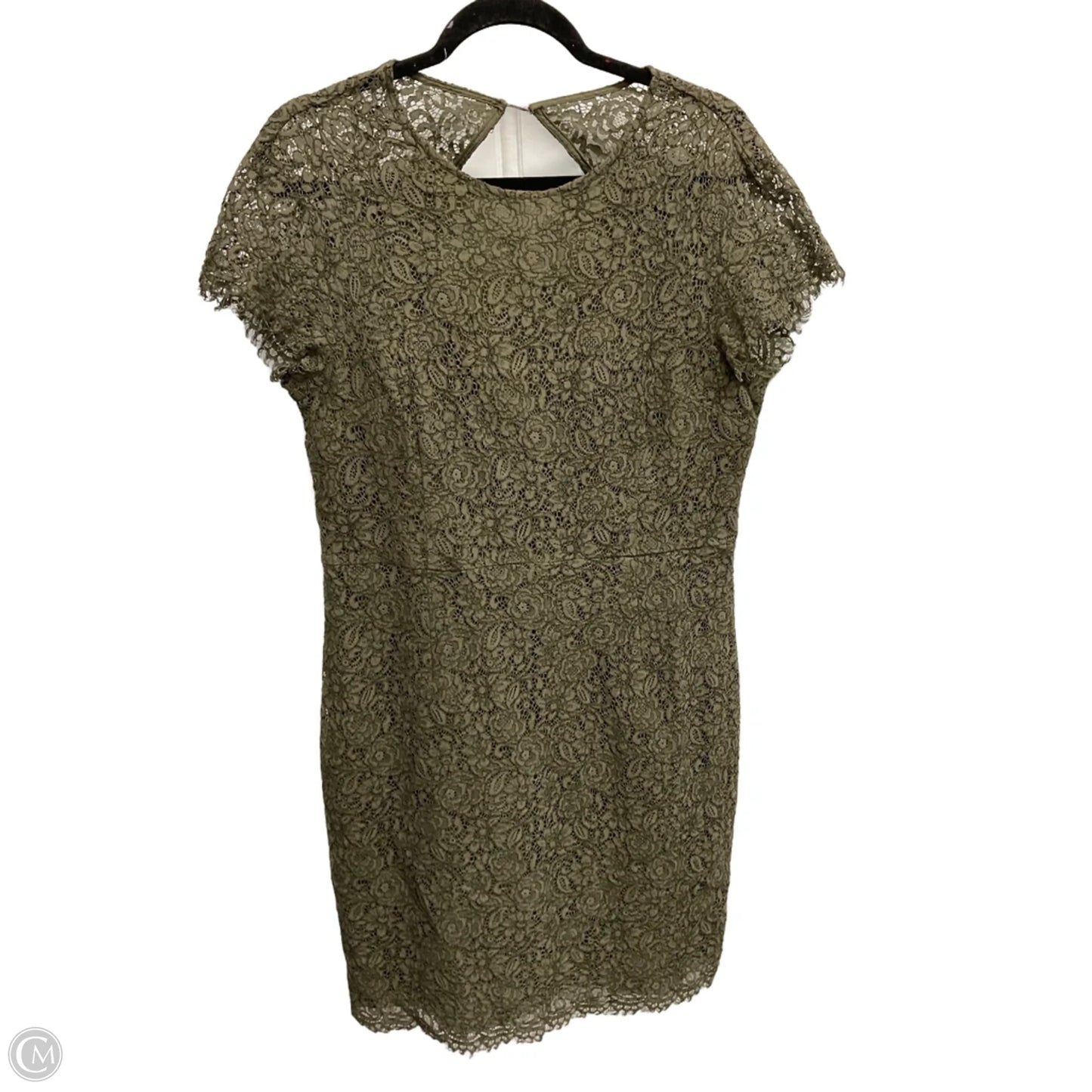 Dress Party Midi By Banana Republic In Green, Size: L