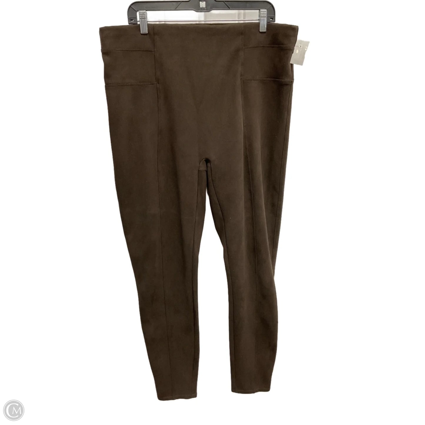 Pants Leggings By Spanx In Brown, Size: 2x