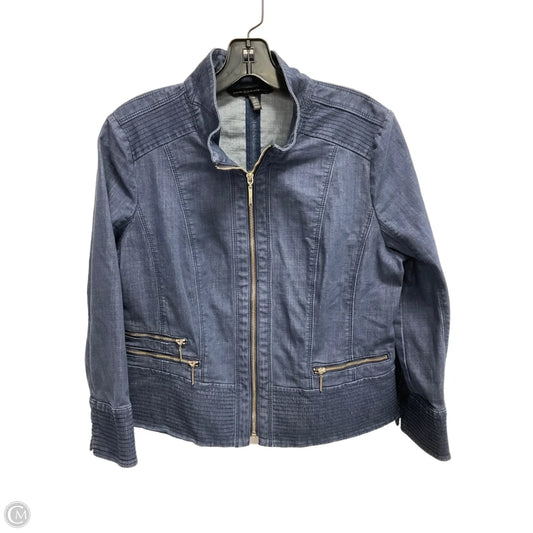 Jacket Denim By White House Black Market In Blue, Size: L
