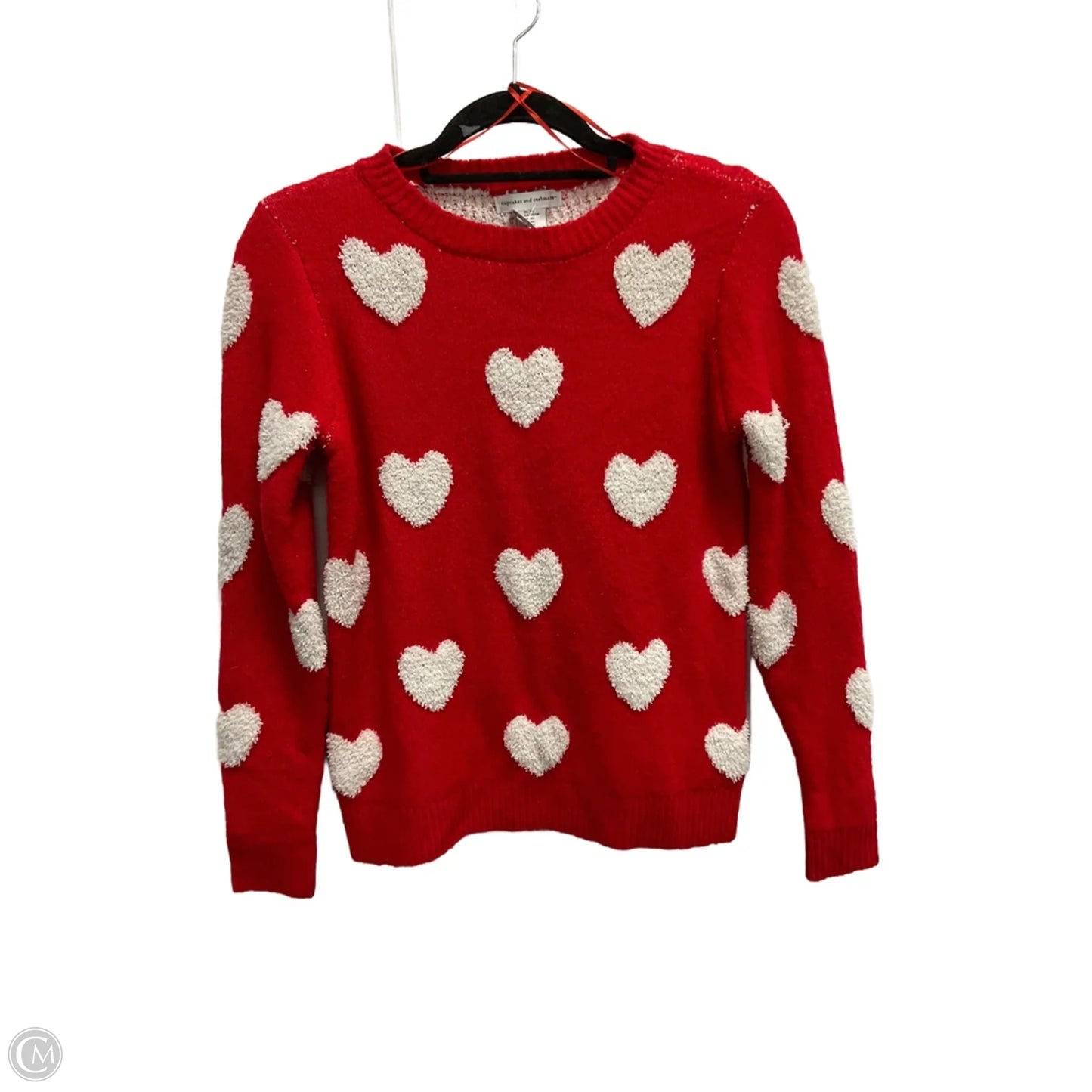 Sweater By Cupcakes And Cashmere In Red & White, Size: Xs