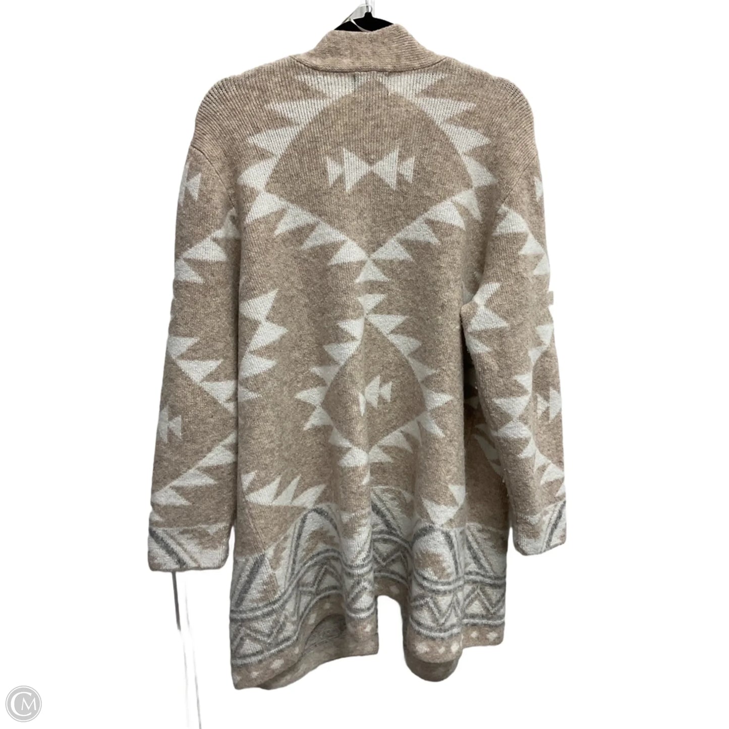 Cardigan Designer By Frye In Tan, Size: Xxl