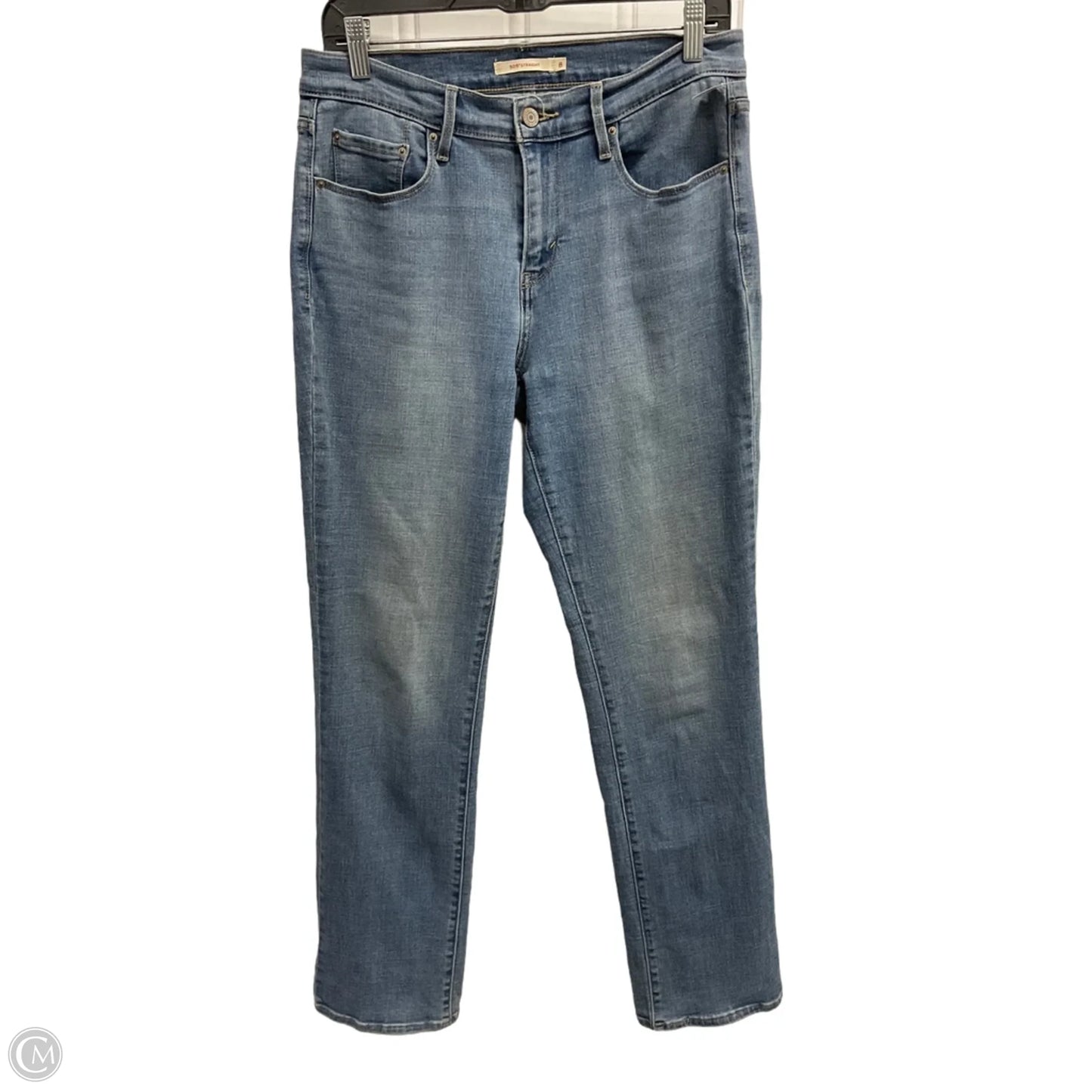 Jeans Straight By Levis In Blue, Size: 8