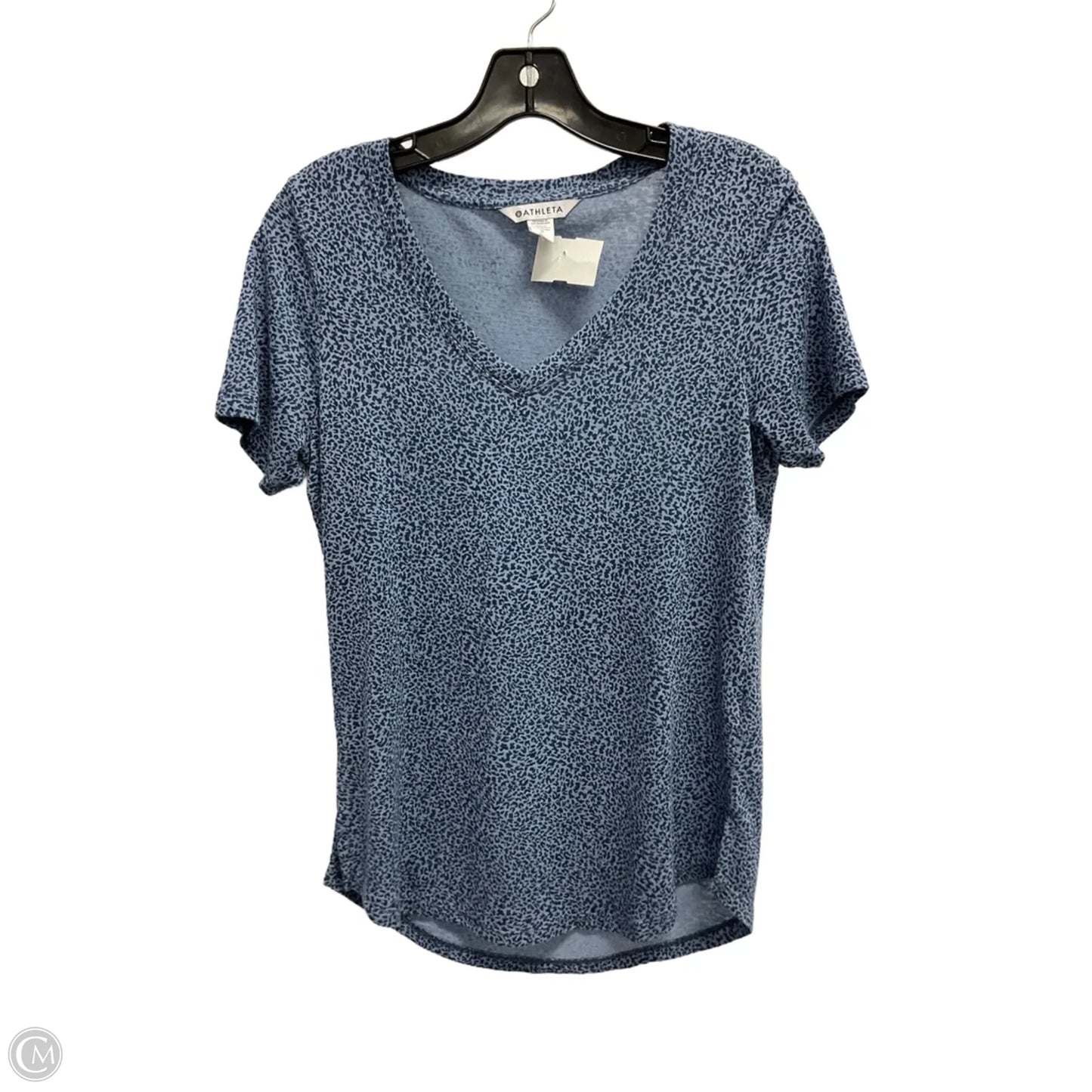 Top Short Sleeve Basic By Athleta In Animal Print, Size: Sp