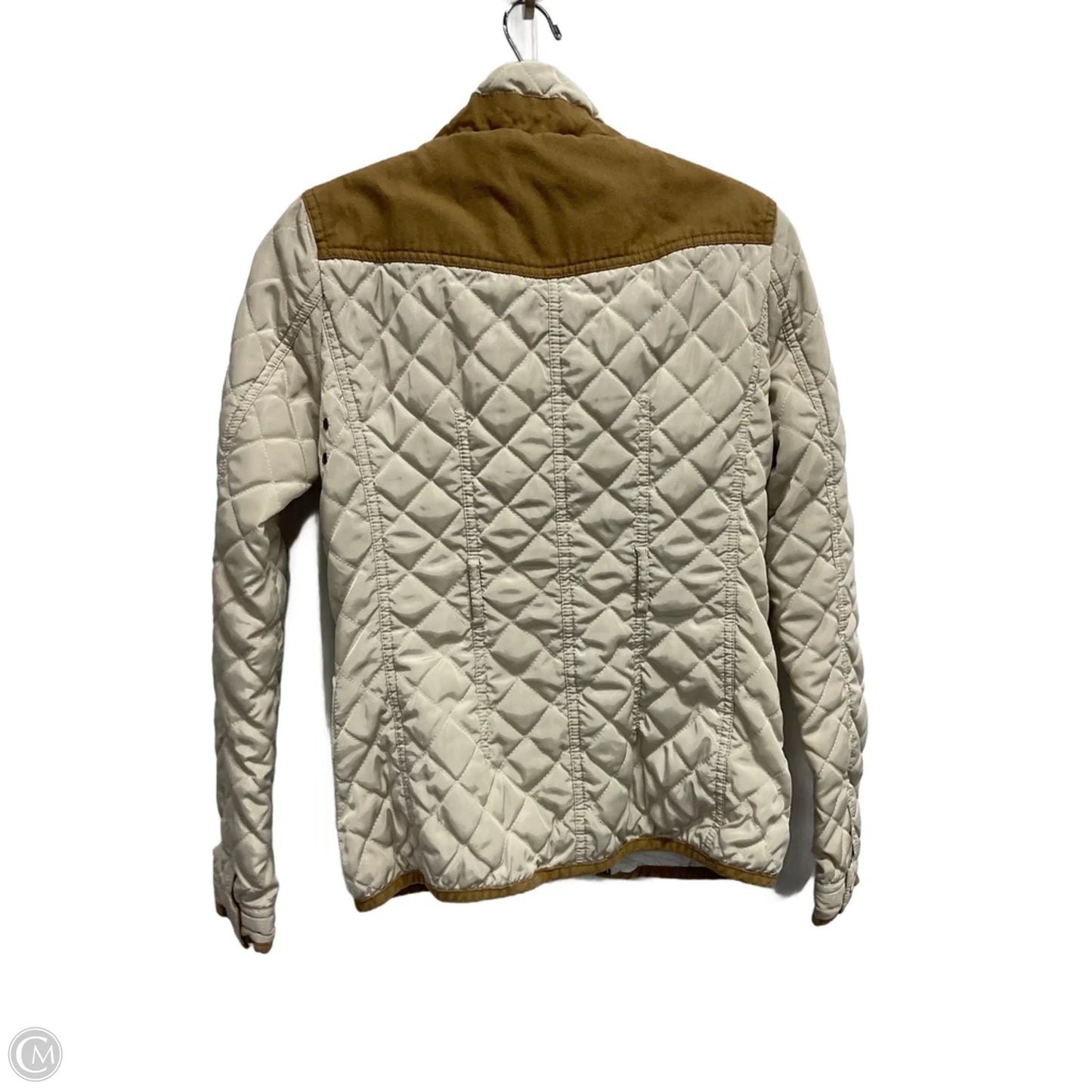 Jacket Puffer & Quilted By Cremieux In Beige, Size: Xs