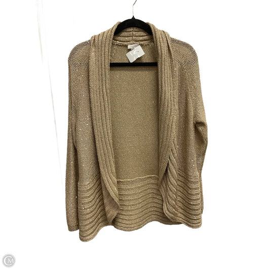 Cardigan By Chicos In Gold, Size: L