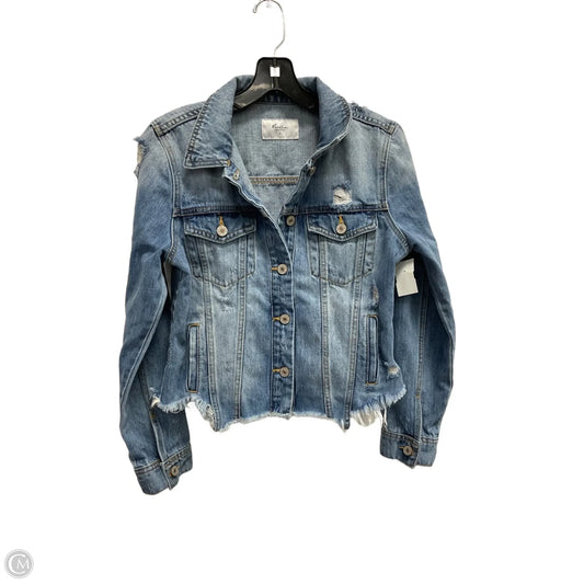 Jacket Denim By Kancan In Blue, Size: S