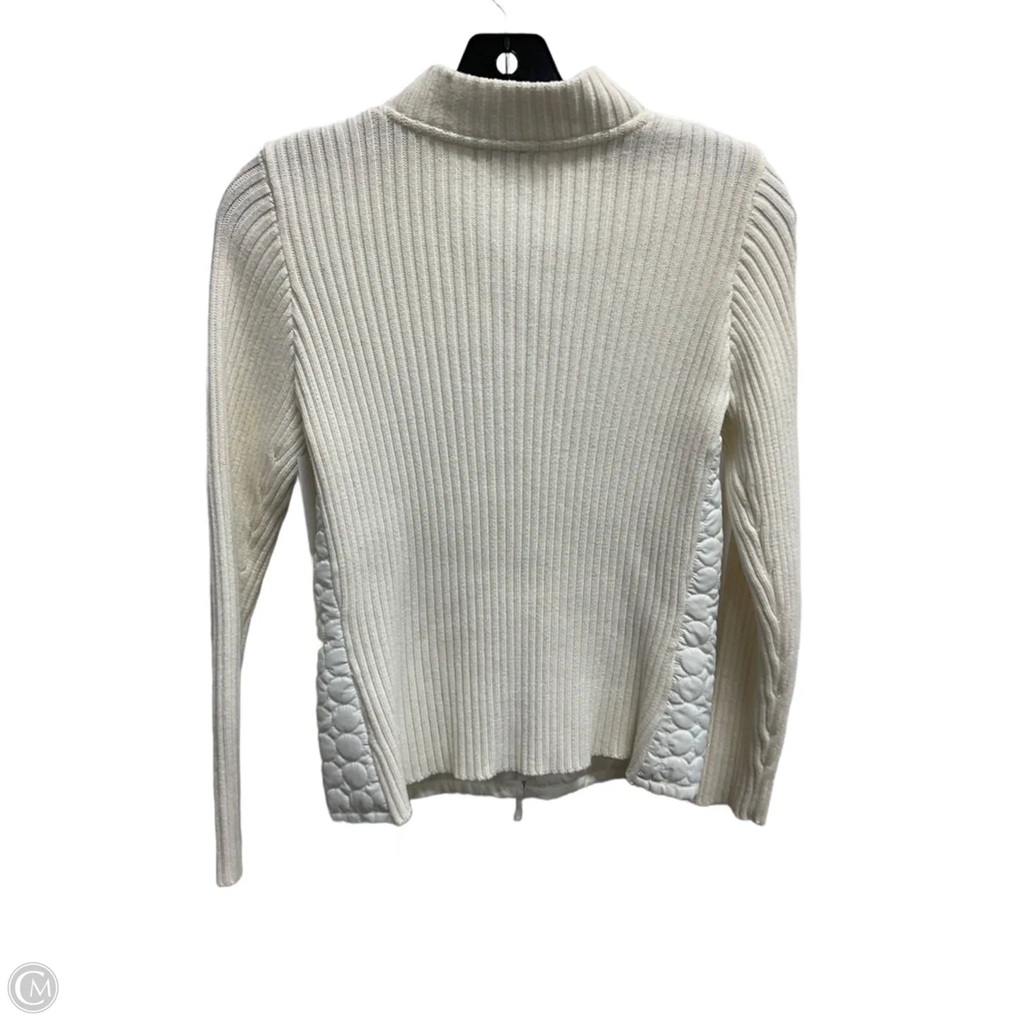 Jacket Puffer & Quilted By Harve Bernard In White, Size: Mp