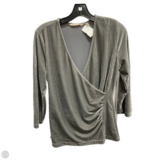 Top Long Sleeve By Soft Surroundings In Grey, Size: S