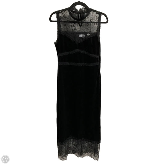Dress Party Long By Clothes Mentor In Black, Size: L