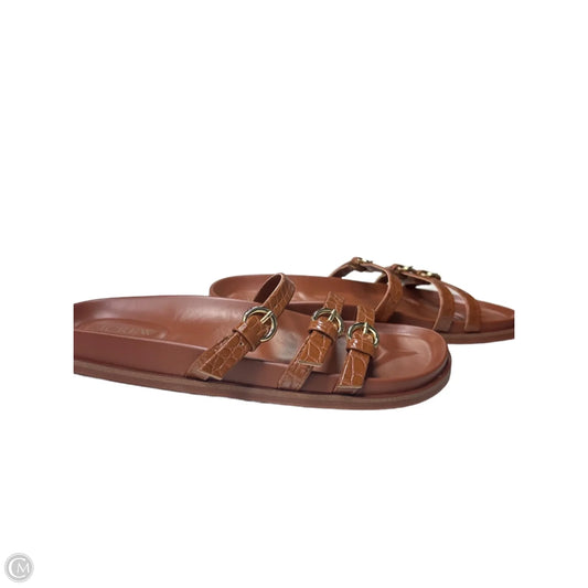 Sandals Flats By J. Crew In Brown, Size: 8