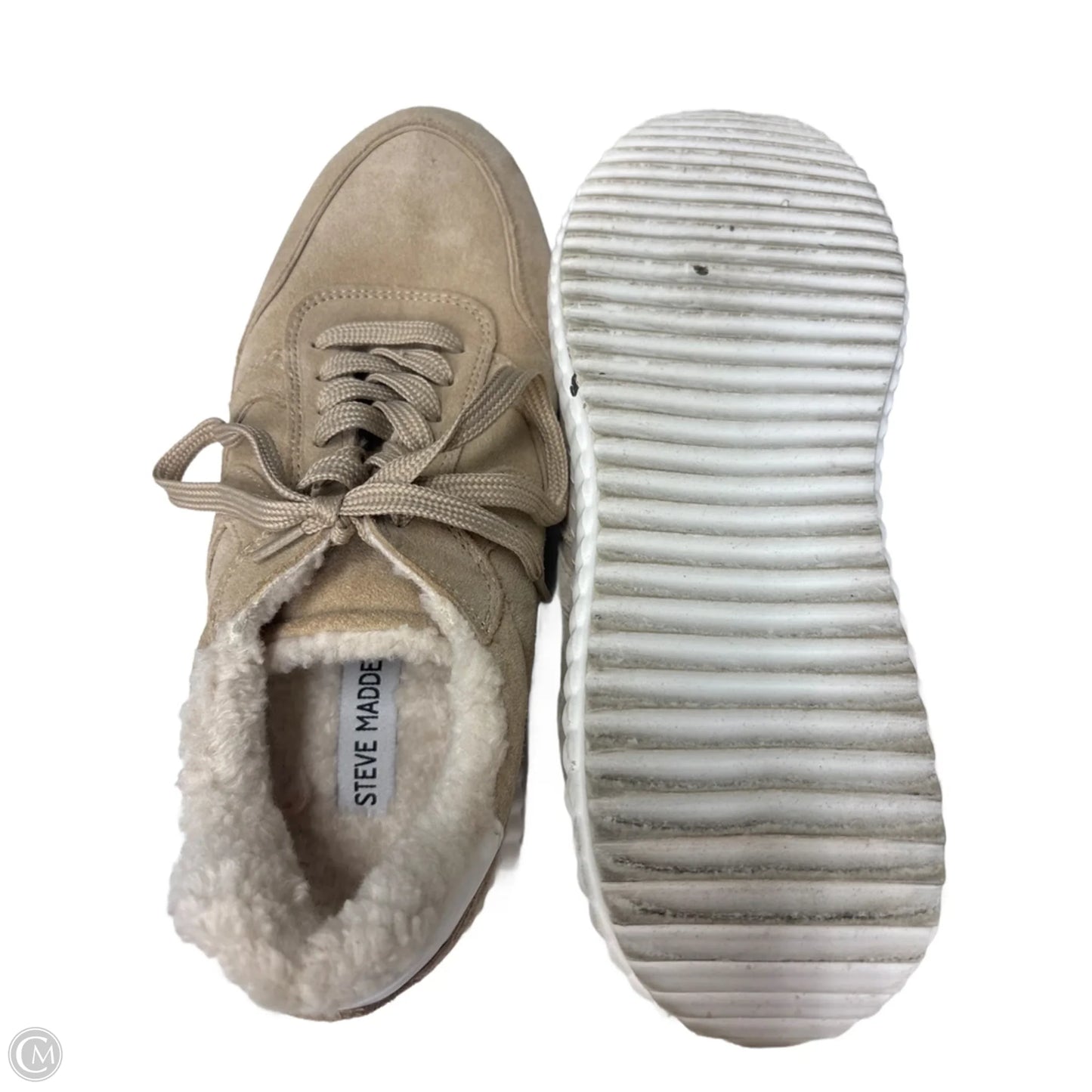 Shoes Sneakers By Steve Madden In Tan, Size: 9