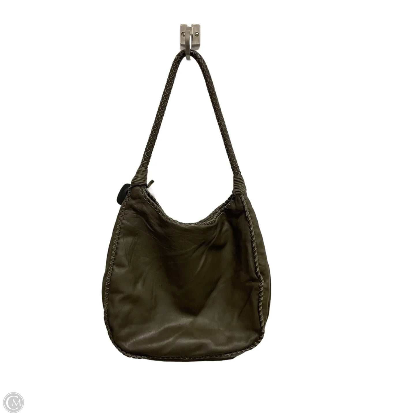Handbag Leather By Margot, Size: Medium