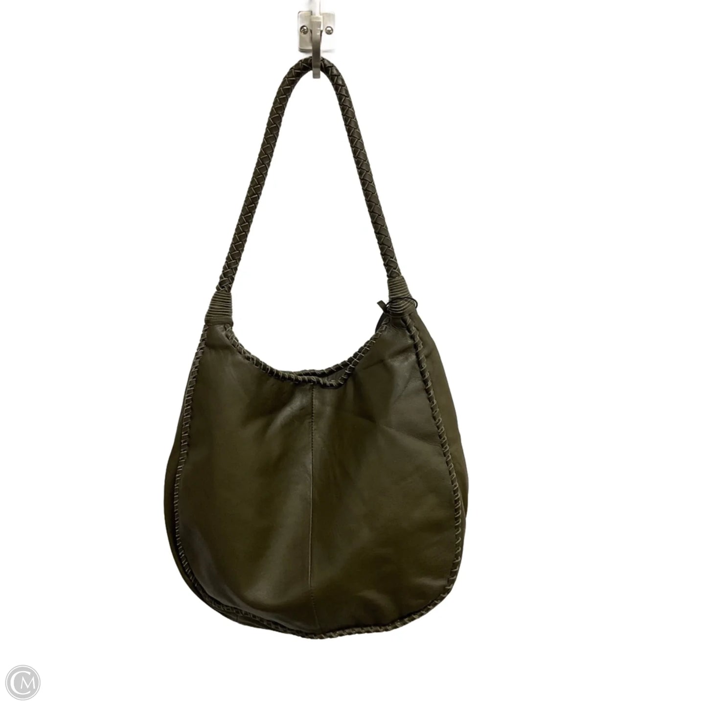 Handbag Leather By Margot, Size: Medium